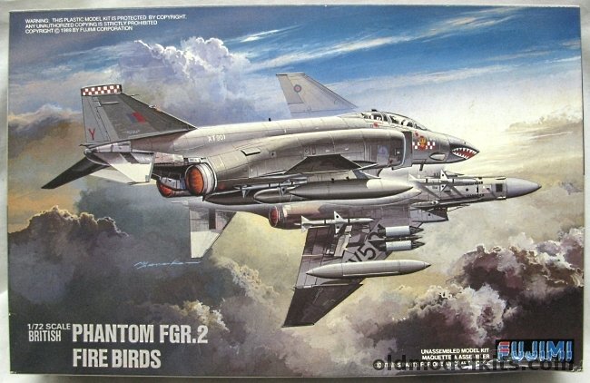 Fujimi 1/72 British Phantom (F-4) FGR.2 - No. 56 Sqn RAF Wattisham 'Firebird' / No. 19 Sqn RAFG Wildenrath / No. 23 Sqn RAF Stanley / No. 92 Sqn RAFG Wildenrath / No. 29 Sqn RAF Coningsby, H-18 plastic model kit